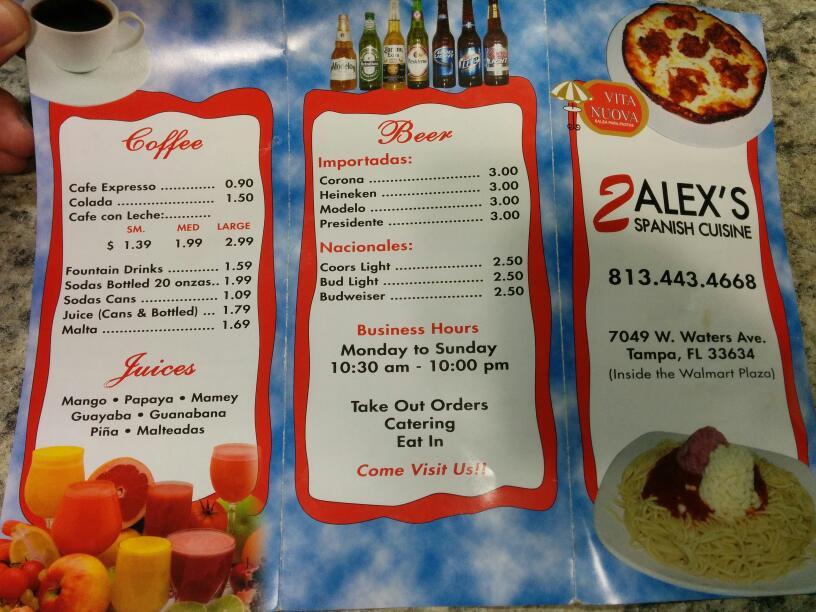 2 Alex's Menu image 4